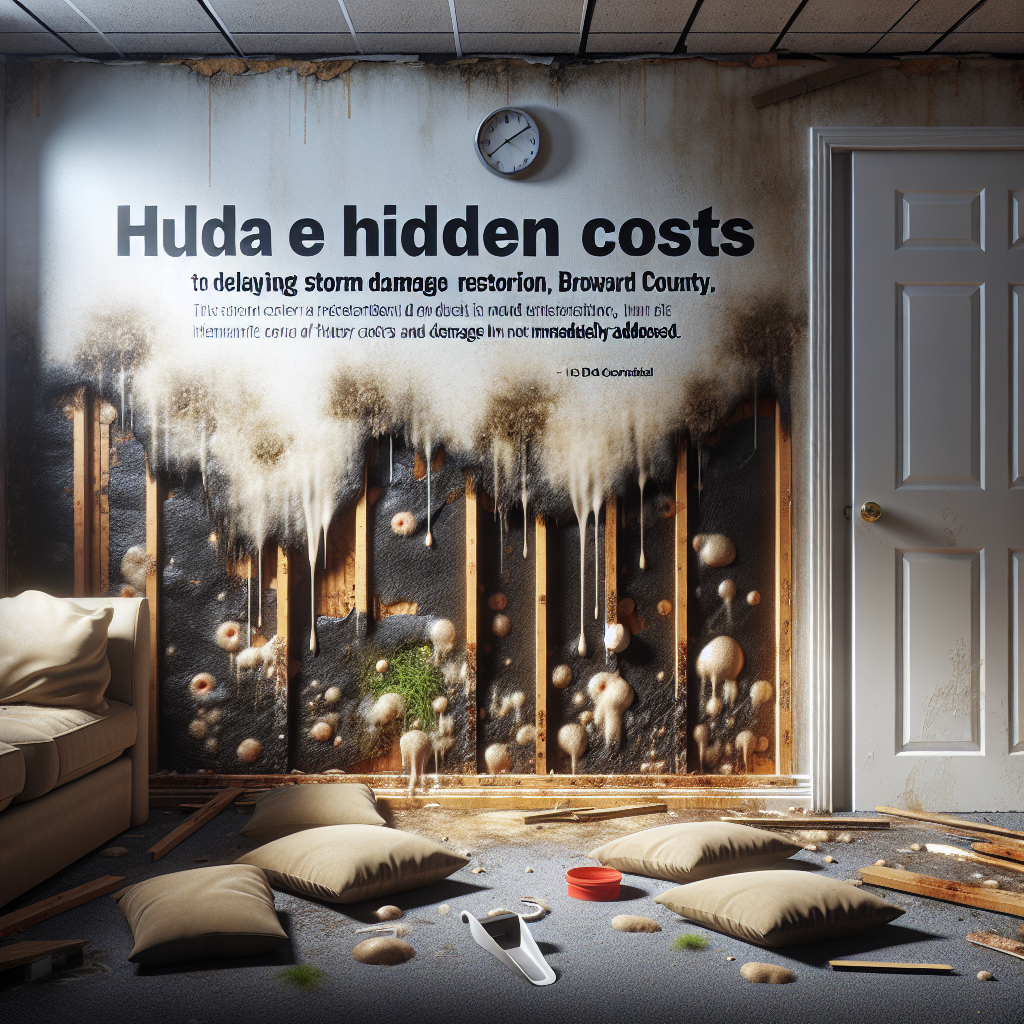 The Hidden Costs Of Delaying Storm Damage Restoration In Broward County